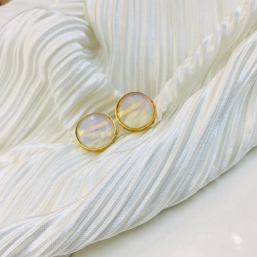 Moon Stone Studs